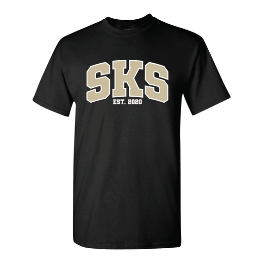SKS Varsity Tee Sibylla Kiddle School gear wear apparel