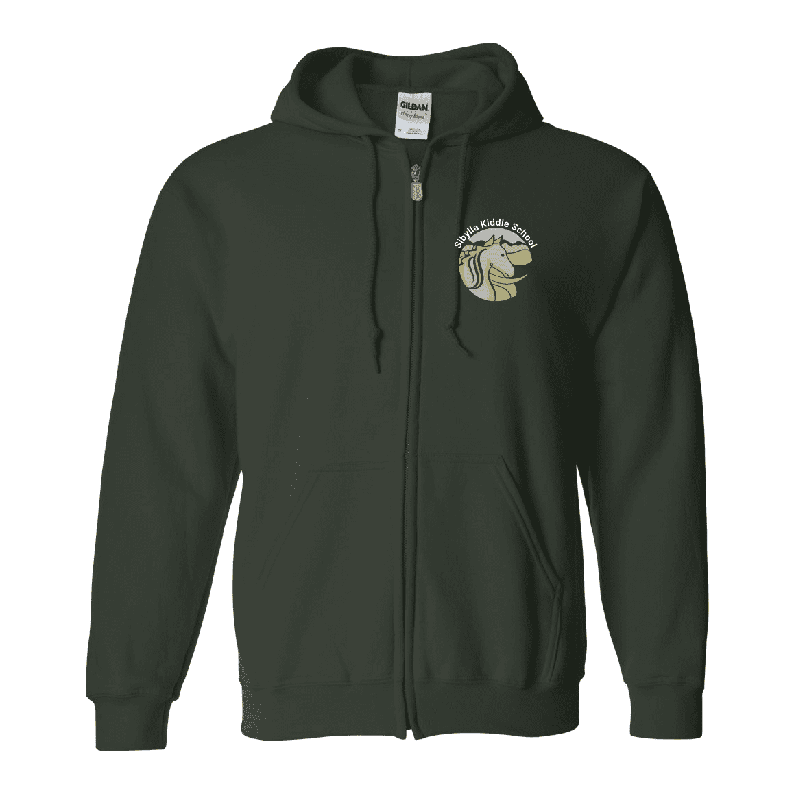 SKS Zip Hoodie Sibylla Kiddle School gear wear apparel