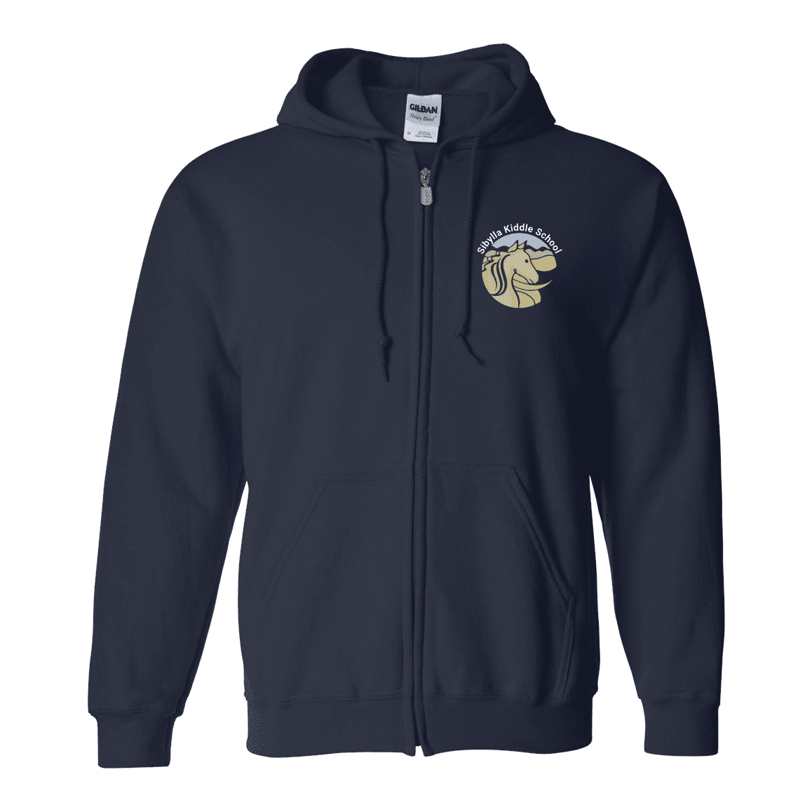SKS Zip Hoodie Sibylla Kiddle School gear wear apparel