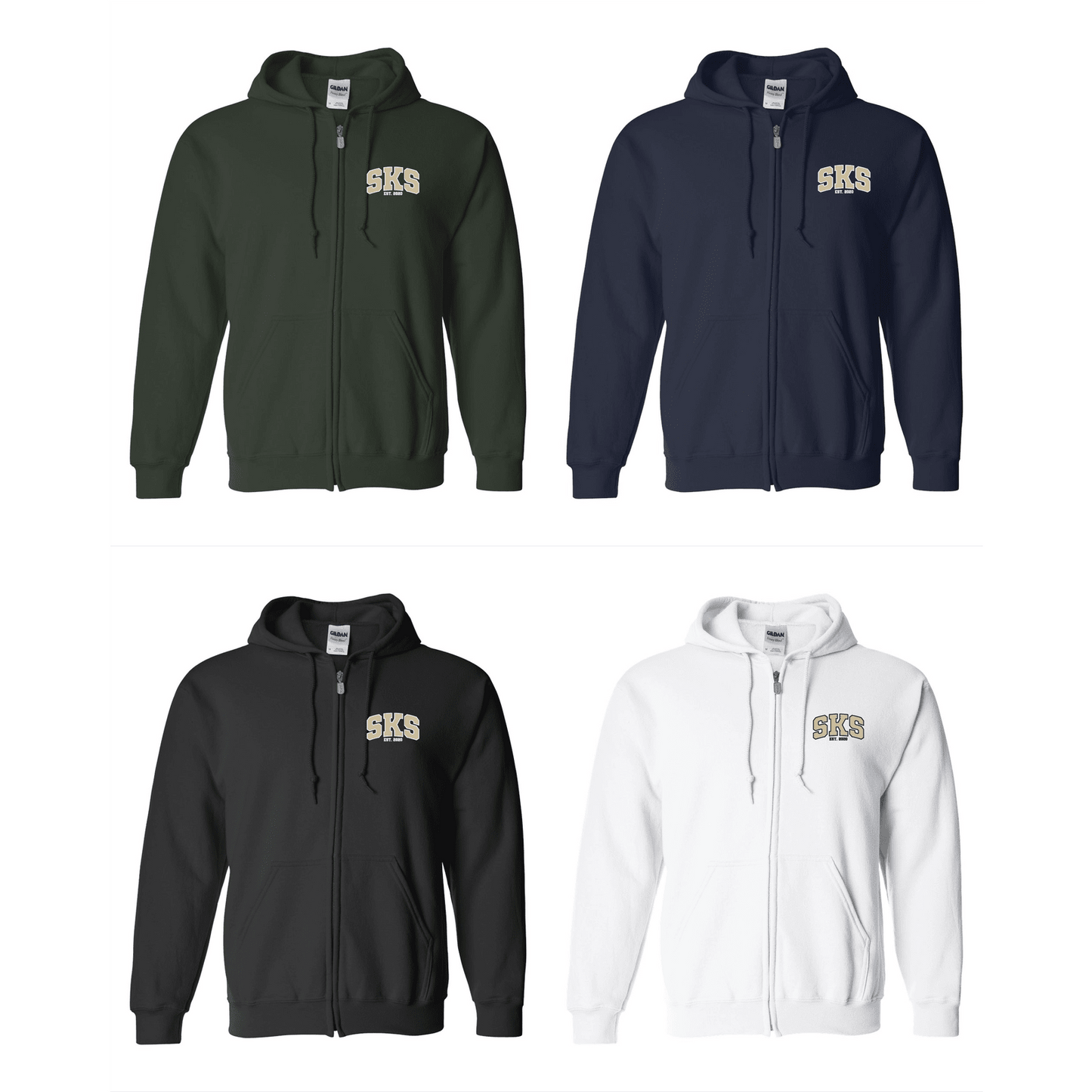 SKS Zip Hoodie Sibylla Kiddle School gear wear apparel
