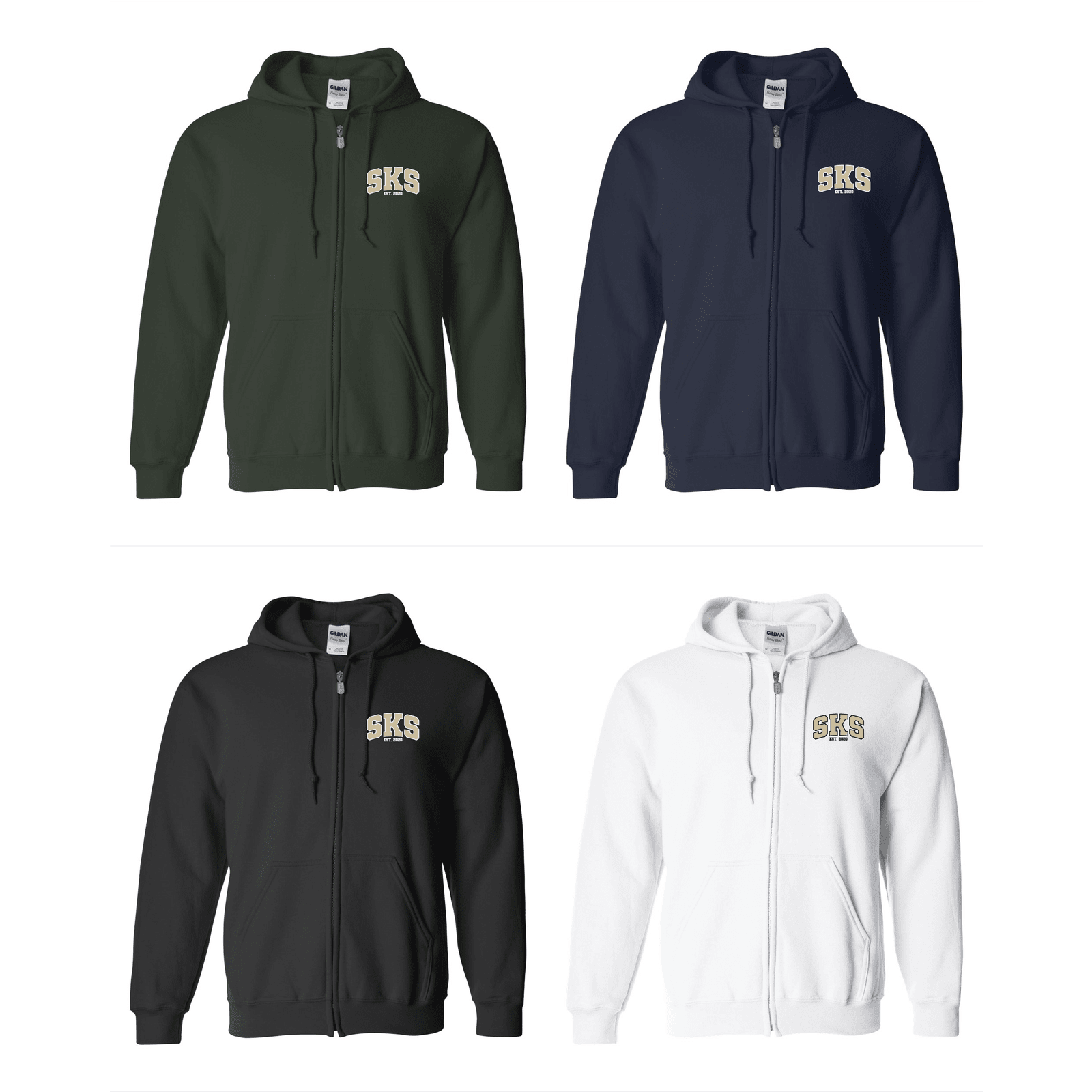 SKS Zip Hoodie Sibylla Kiddle School gear wear apparel