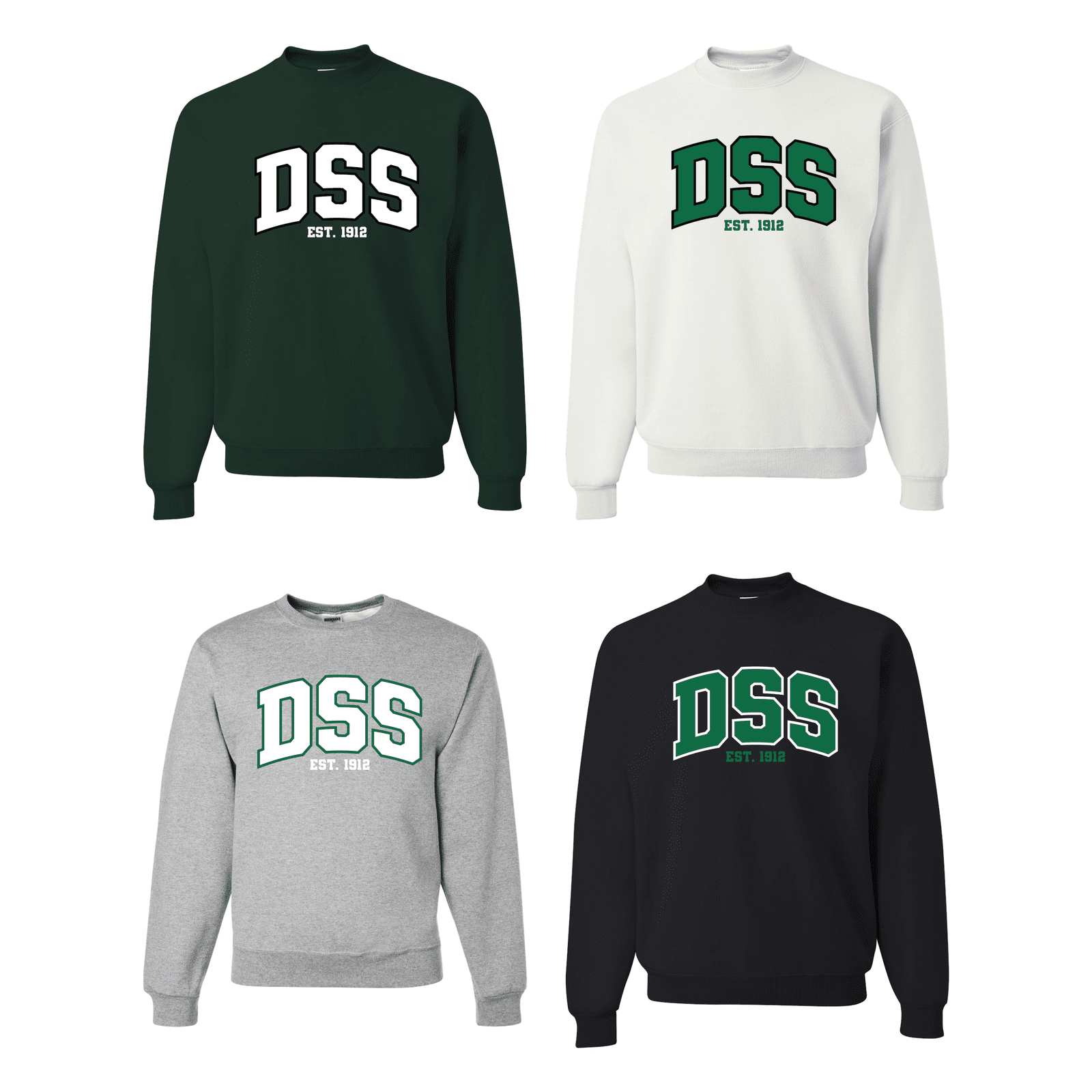 DSS Varsity Crewneck Delta Secondary School Pacer Wear pacerwear