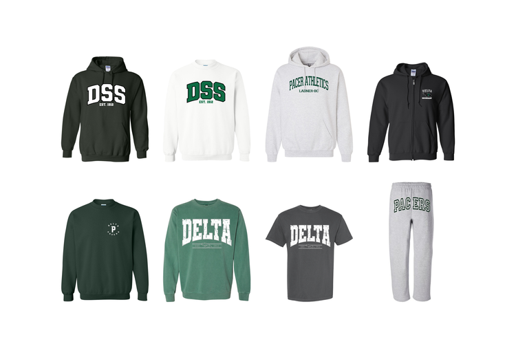 DSS Pacers hoodies, crewnecks, vintage tee, zip hoodie and sweatpants