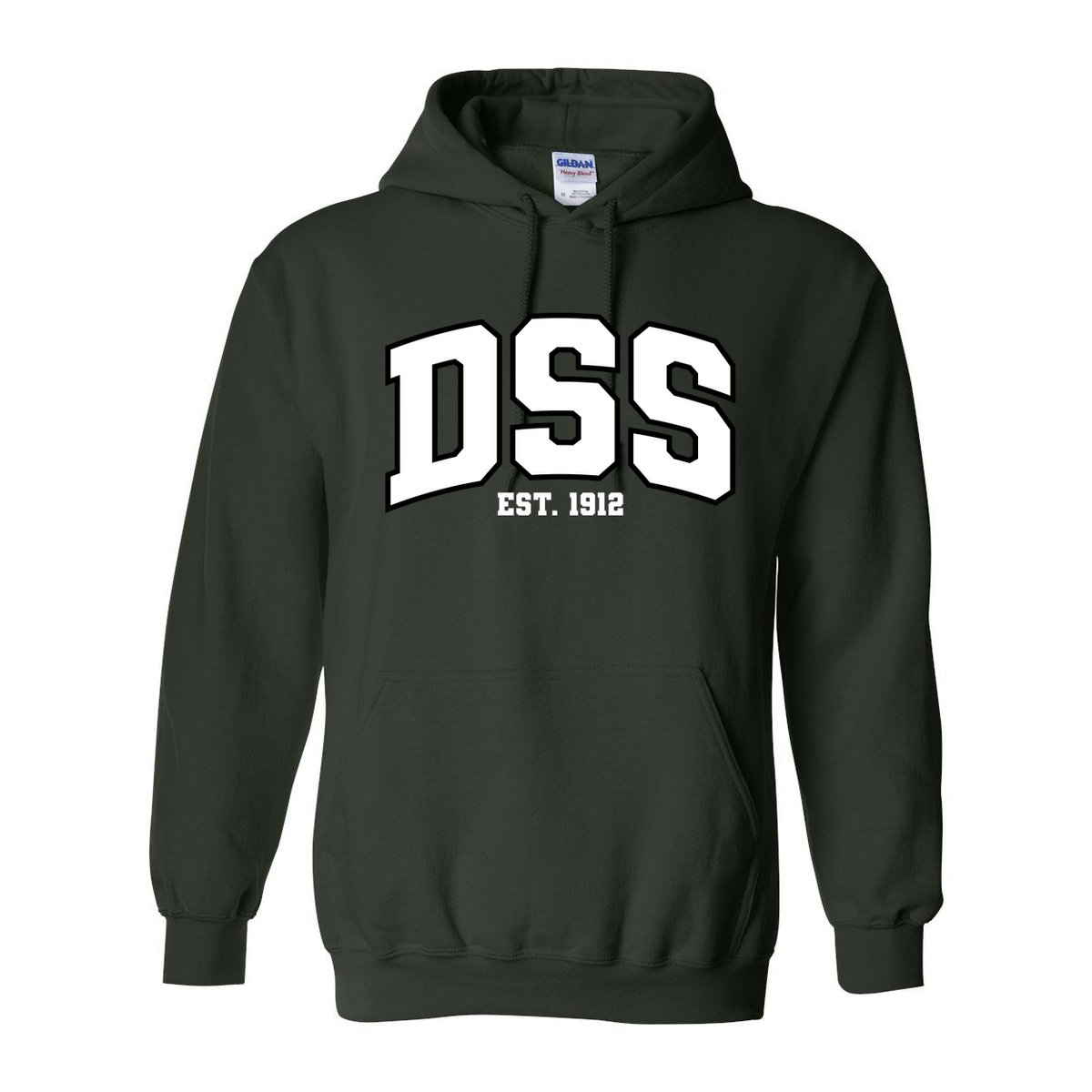 DSS Varsity Hoodie Forest Green Delta Secondary School Pacer Wear pacerwear
